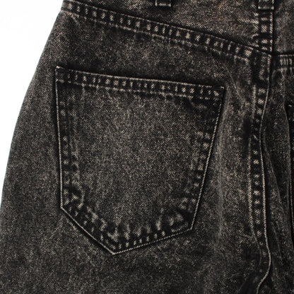 Celine Cotton Wash Denim Pants Jeans Gray Black 25 — view 9