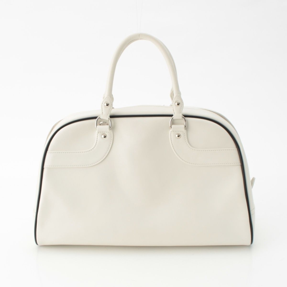 Prada Adidas City Calfskin Leather World Limited 700 Pieces Logo Boston Bag — view 4