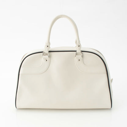 Prada Adidas City Calfskin Leather World Limited 700 Pieces Logo Boston Bag — view 4