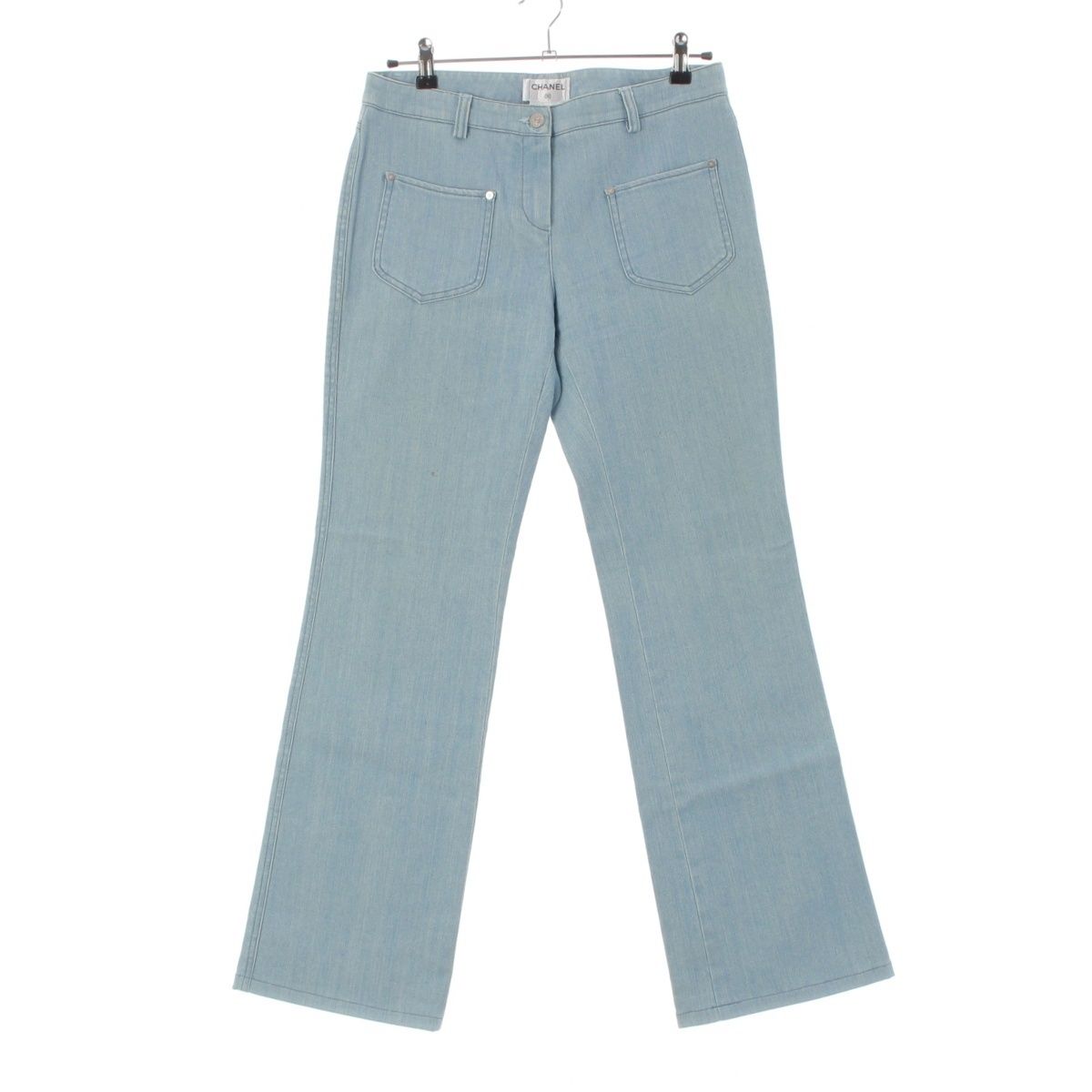 Chanel Denim Pants Indigo Blue 40