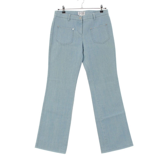 Chanel Denim Pants Indigo Blue 40