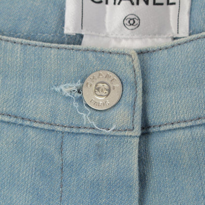 Chanel Denim Pants Indigo Blue 40 — view 5