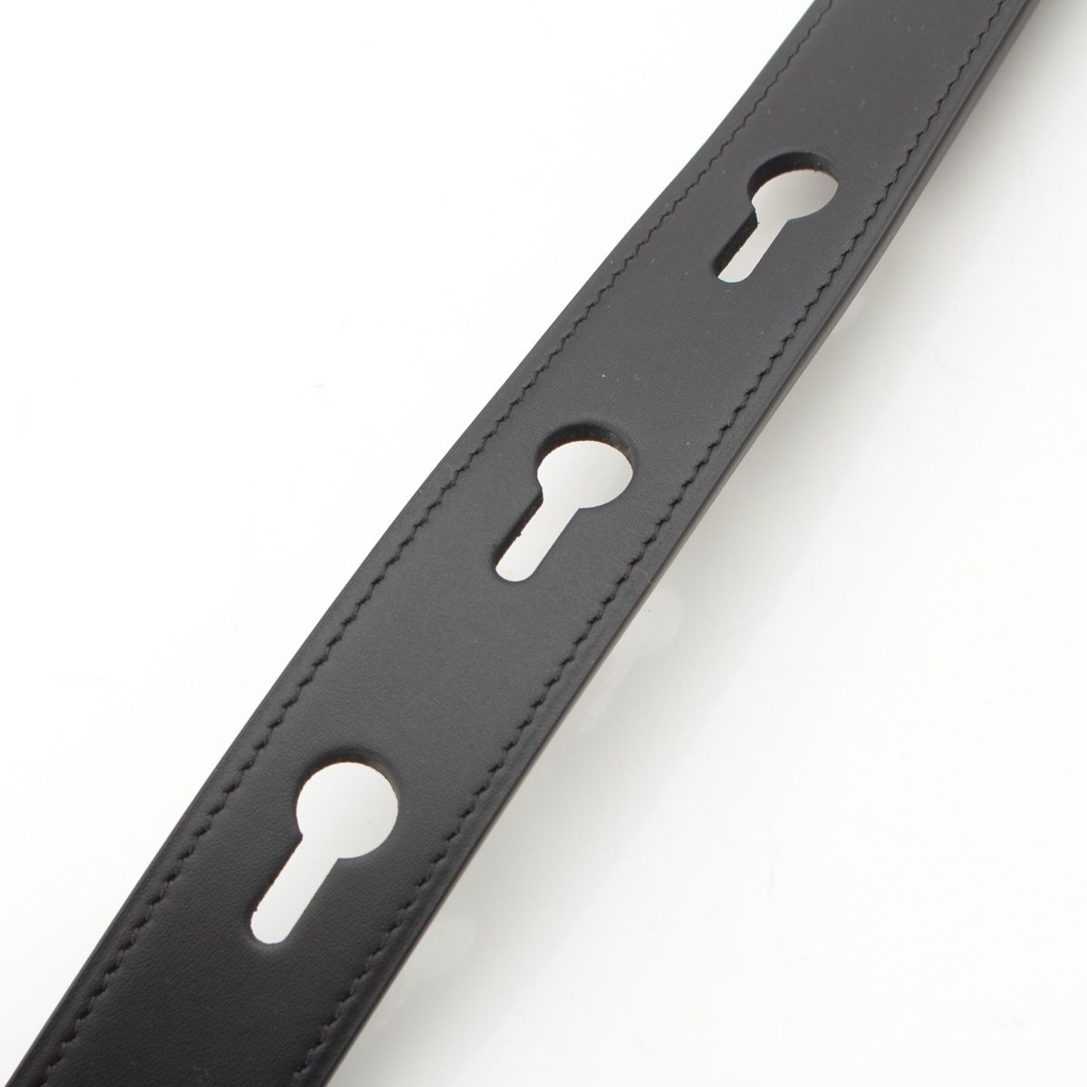 Loewe Leather Embossed Logo Belt Black — view 8