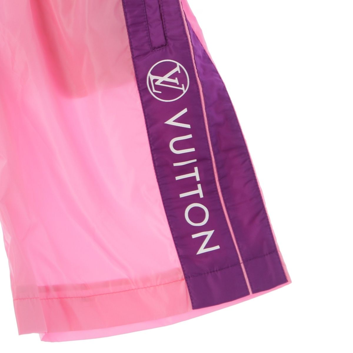 Louis Vuitton Nylon Logo Shorts Pg5 Pink Purple 34 — view 8