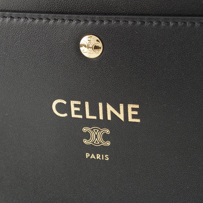 Celine Sharp Pouch Take Away Smooth Lambskin Logo Shoulder Bag Black — view 8