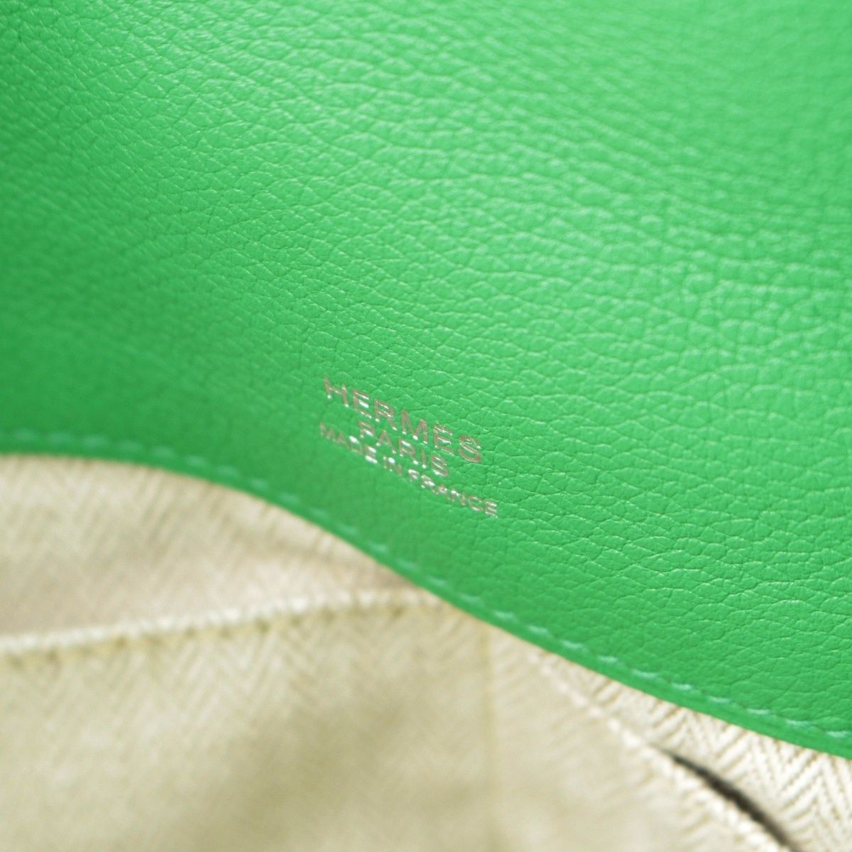 Hermes Oxa 3way Shoulder Handbag Ever Color Bamboo — view 7