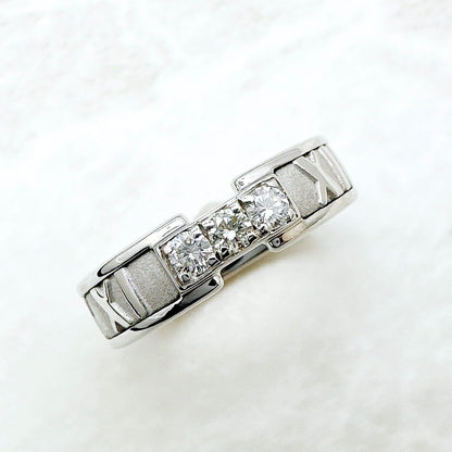 Tiffany & Co Atlas Diamond White Gold Ring — view 2