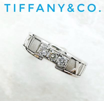 Tiffany & Co Atlas Diamond White Gold Ring