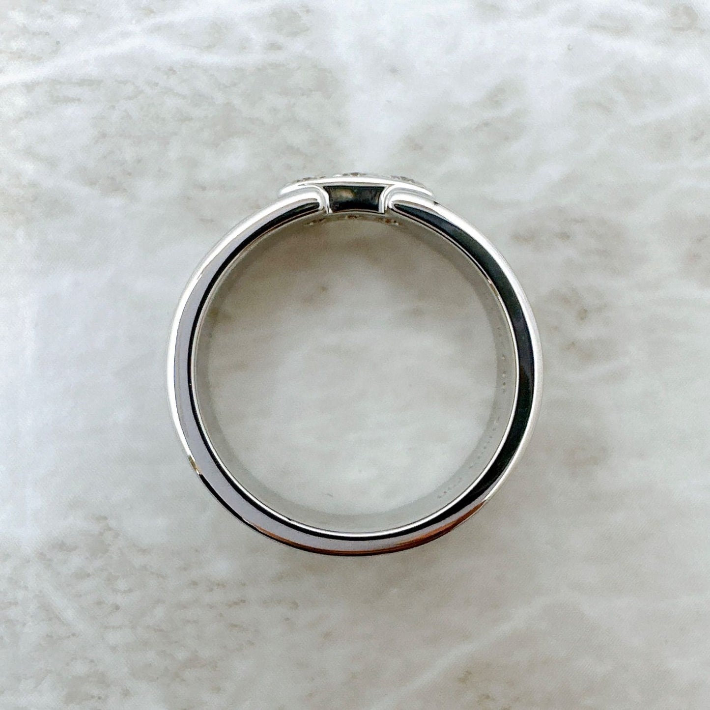 Tiffany & Co Atlas Diamond White Gold Ring — view 4