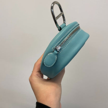 Hermes in the Loop Verso Belt Bag Blue Green — view 4