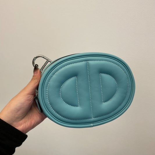 Hermes in the Loop Verso Belt Bag Blue Green