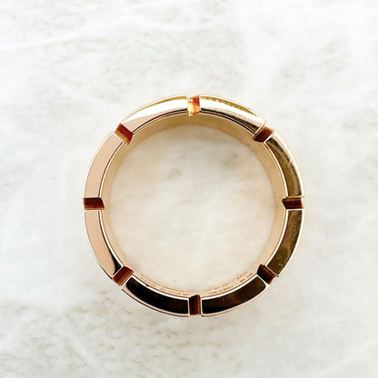 Cartier Tank Francaise Pink Gold Ring — view 4