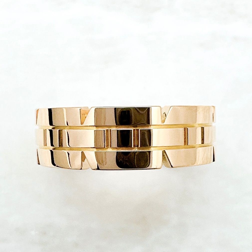 Cartier Tank Francaise Pink Gold Ring — view 3