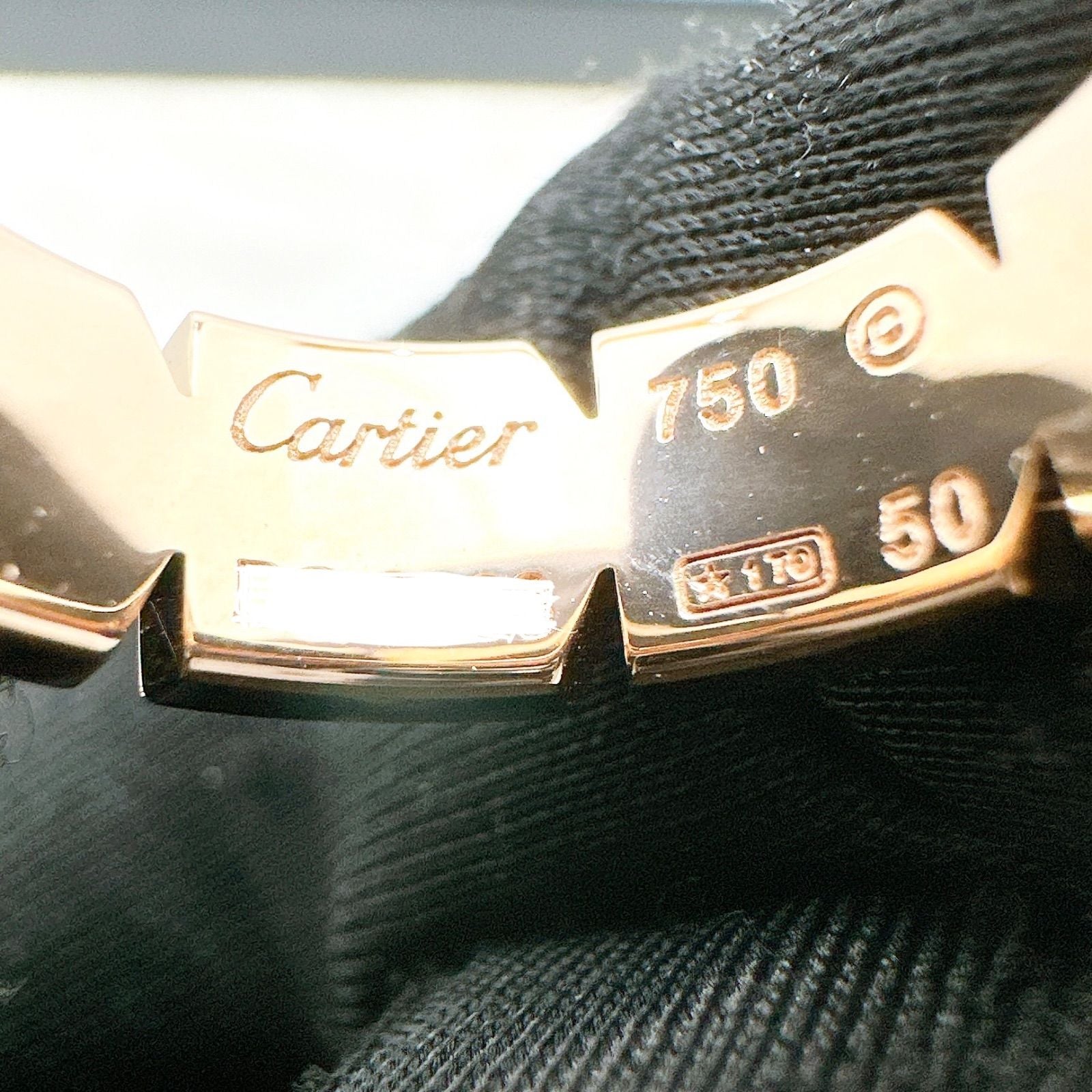 Cartier Tank Francaise Pink Gold Ring — view 5