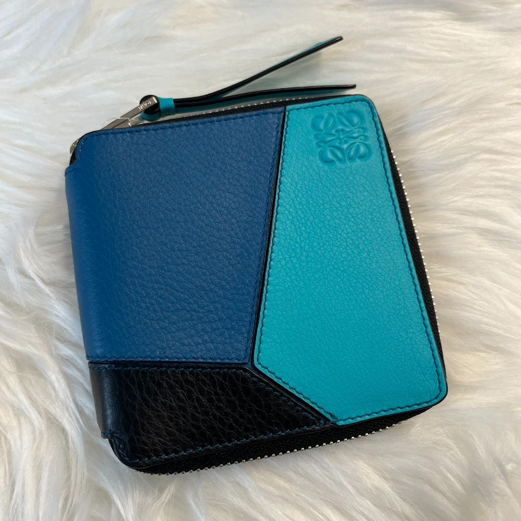 Loewe Puzzle Bifold Wallet Zip Around