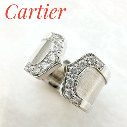 Cartier C2 Diamond White Gold Ring