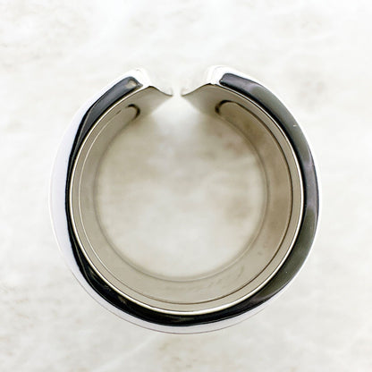 Cartier C2 Diamond White Gold Ring — view 4