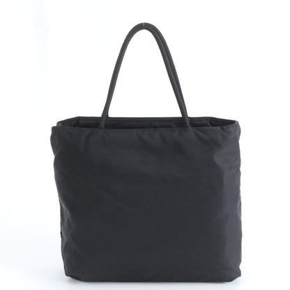 Prada Tessuto Nylon Triangle Logo Tote Shoulder Hand Black — view 3
