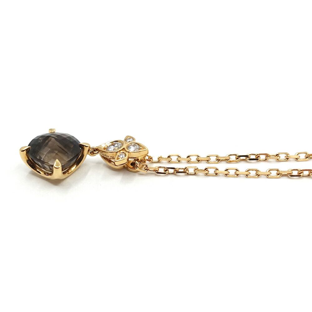 Cartier India Mysteries Necklace Smoky Quartz Diamond — view 5