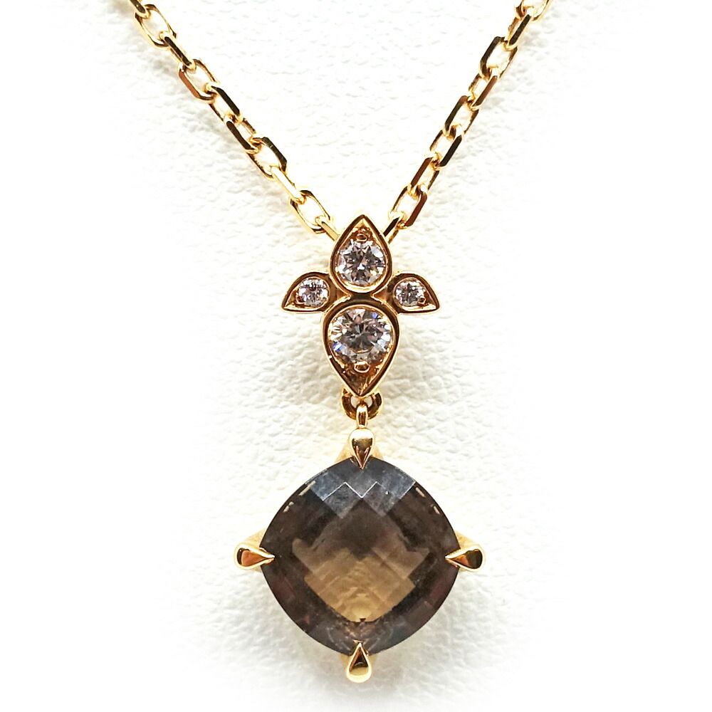 Cartier India Mysteries Necklace Smoky Quartz Diamond