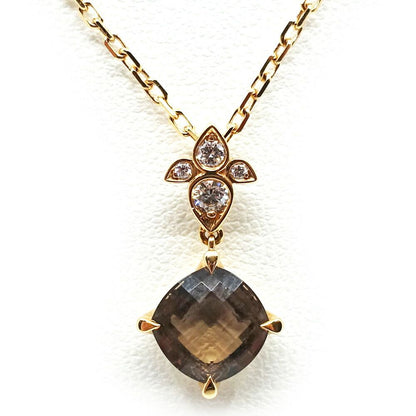Cartier India Mysteries Necklace Smoky Quartz Diamond