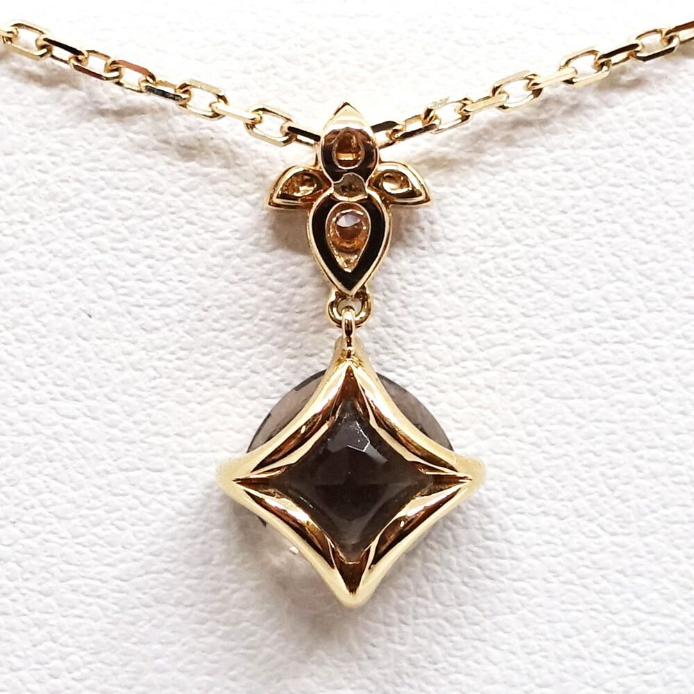 Cartier India Mysteries Necklace Smoky Quartz Diamond — view 2