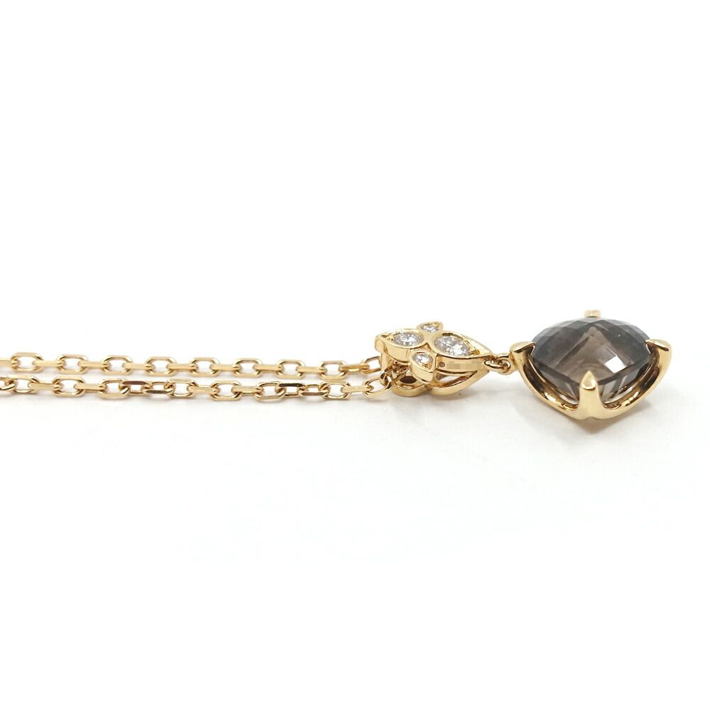 Cartier India Mysteries Necklace Smoky Quartz Diamond — view 6