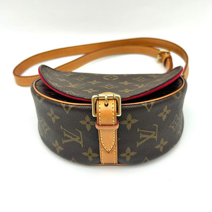 Louis Vuitton Tambourine Shoulder Bag Canvas Leather Monogram Brown — view 5