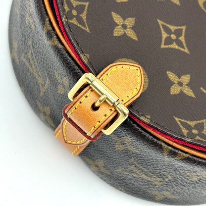 Louis Vuitton Tambourine Shoulder Bag Canvas Leather Monogram Brown — view 9