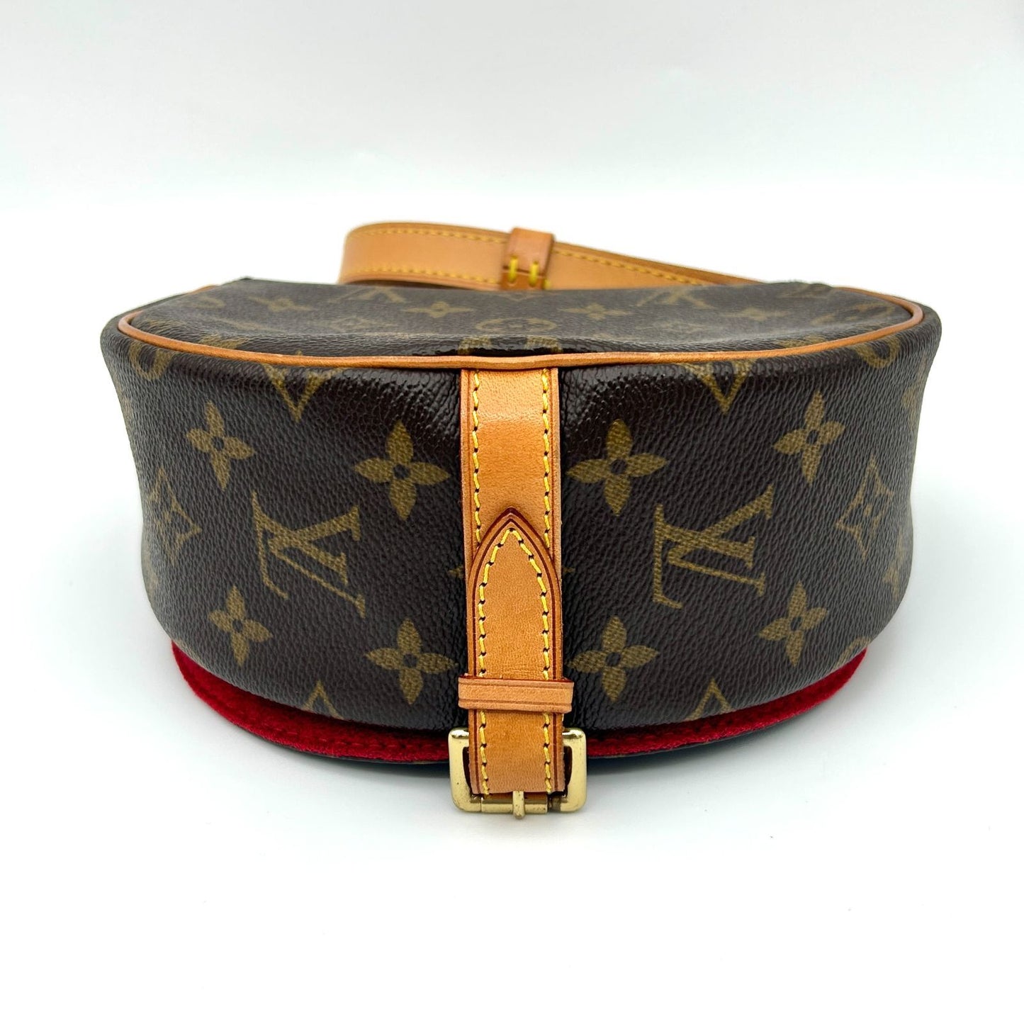 Louis Vuitton Tambourine Shoulder Bag Canvas Leather Monogram Brown — view 6