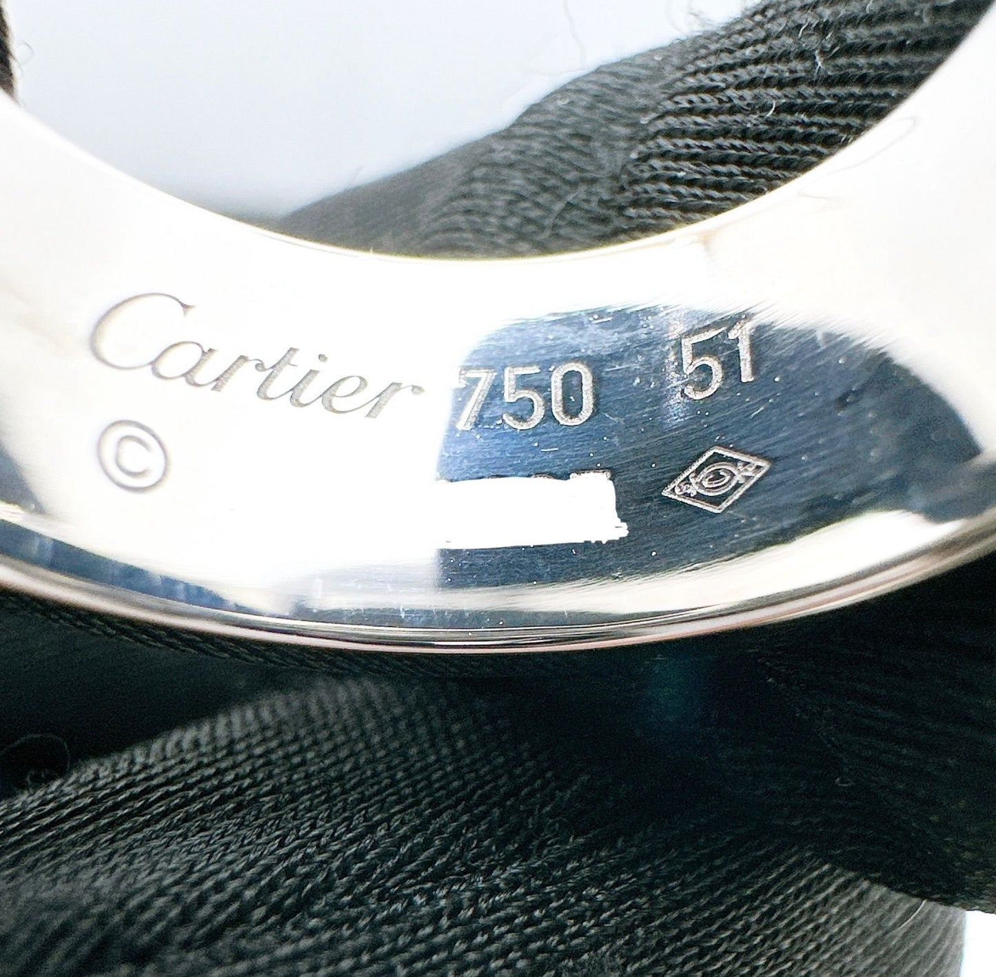 Cartier Happy Birthday Diamond White Gold Ring — view 5