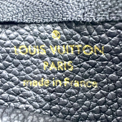 Louis Vuitton Pochette Cles Bicolor Monogram Empreinte Leather Black Beige Coin — view 4