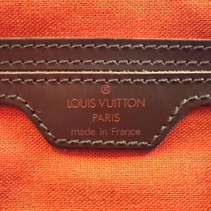 Louis Vuitton Soho Damier Ebene Leather Brown Backpack Gold — view 4