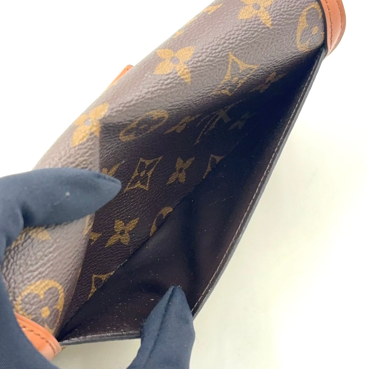Louis Vuitton Portefeuille Sarah Dauphine Monogram Reverse Leather Brown Wallet — view 6