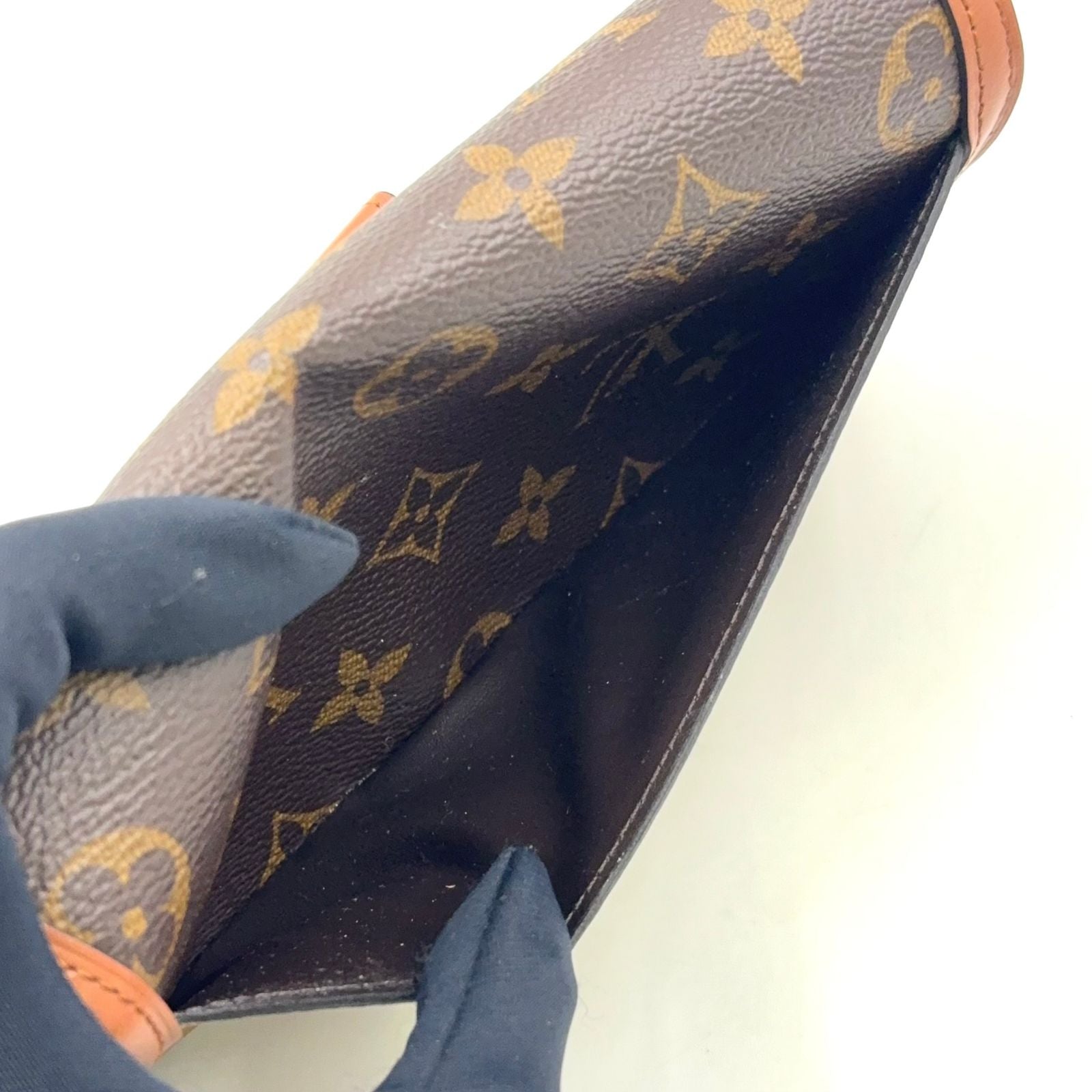 Louis Vuitton Portefeuille Sarah Dauphine Monogram Reverse Leather Brown Wallet — view 6