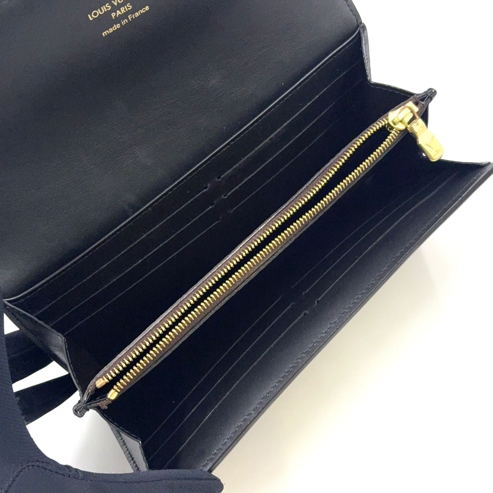 Louis Vuitton Portefeuille Sarah Dauphine Monogram Reverse Leather Brown Wallet — view 3