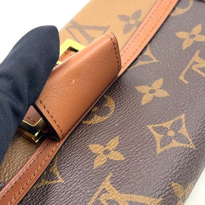 Louis Vuitton Portefeuille Sarah Dauphine Monogram Reverse Leather Brown Wallet — view 7