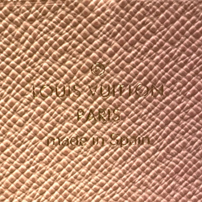 Louis Vuitton Portefeuille Clemence Monogram Rose Velours Leather Brown Light — view 5