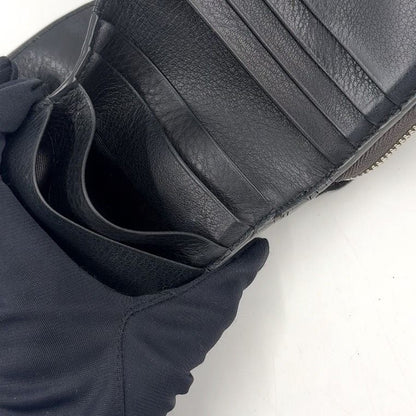 Balenciaga Everyday Billfold Bifold Wallet Leather Gray Silver — view 8