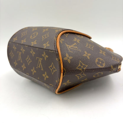 Louis Vuitton Ellipse PM Monogram Leather Brown Light Handbag Gold — view 8