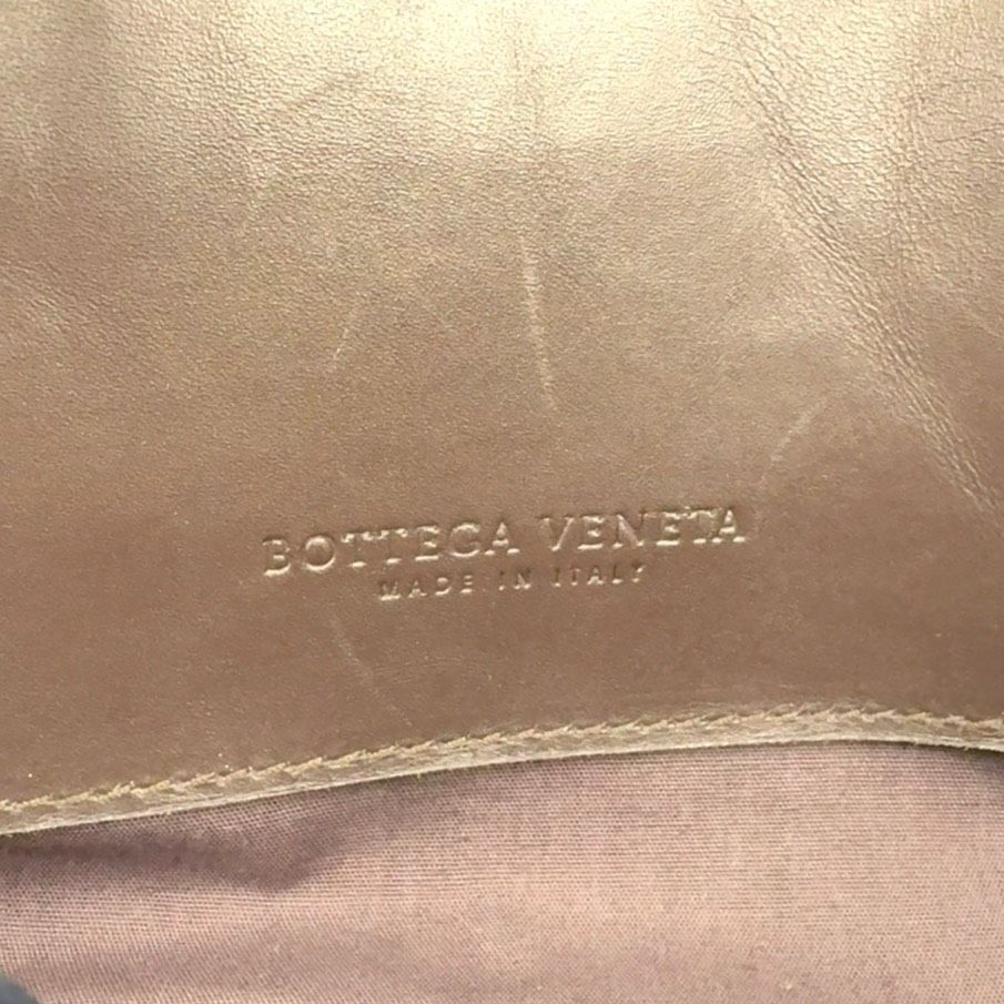 Bottega Veneta Intrecciato Leather Dark Brown Business Bag Silver — view 5