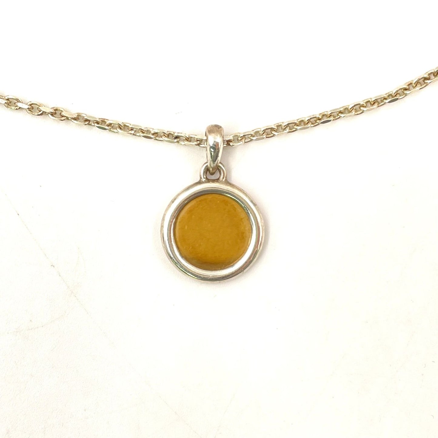 Hermes Series Metal Gold Silver Necklace — view 3