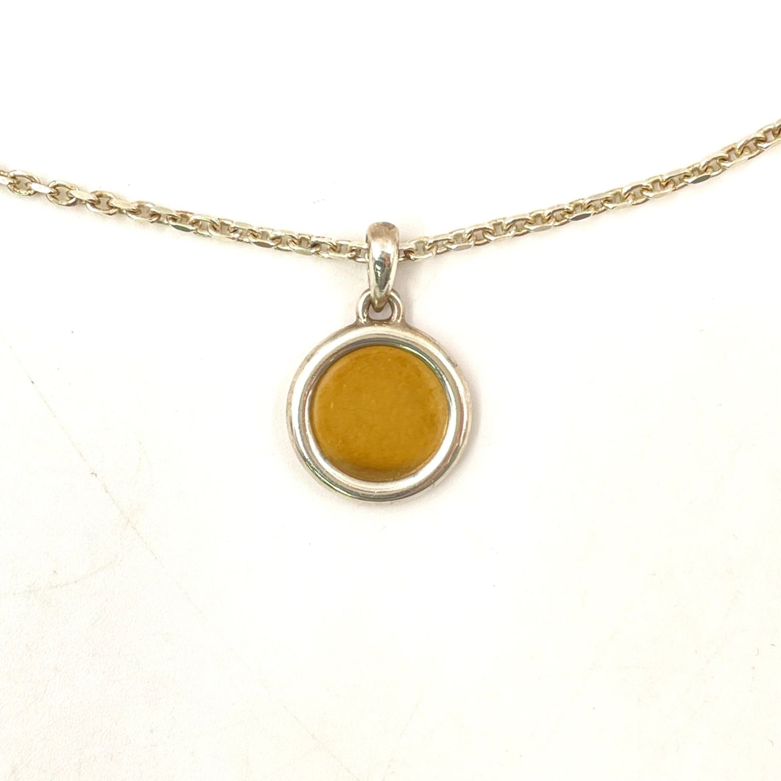 Hermes Series Metal Gold Silver Necklace — view 3