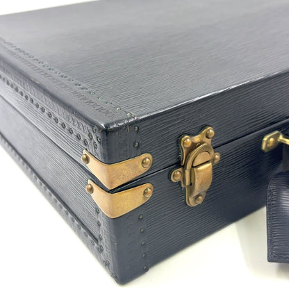 Louis Vuitton Epi President Leather Black Travel Bag Gold — view 9