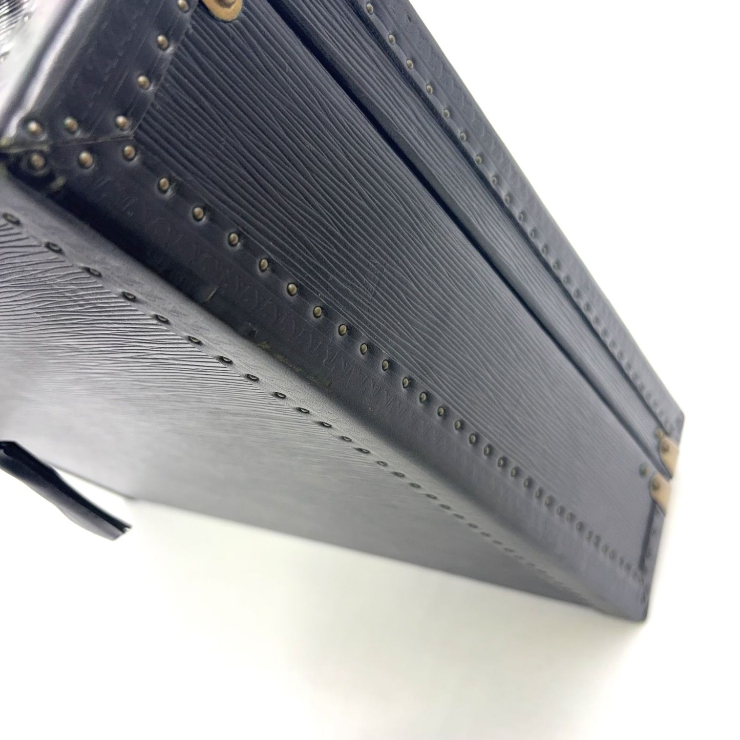 Louis Vuitton Epi President Leather Black Travel Bag Gold — view 7