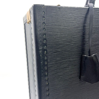Louis Vuitton Epi President Leather Black Travel Bag Gold — view 6