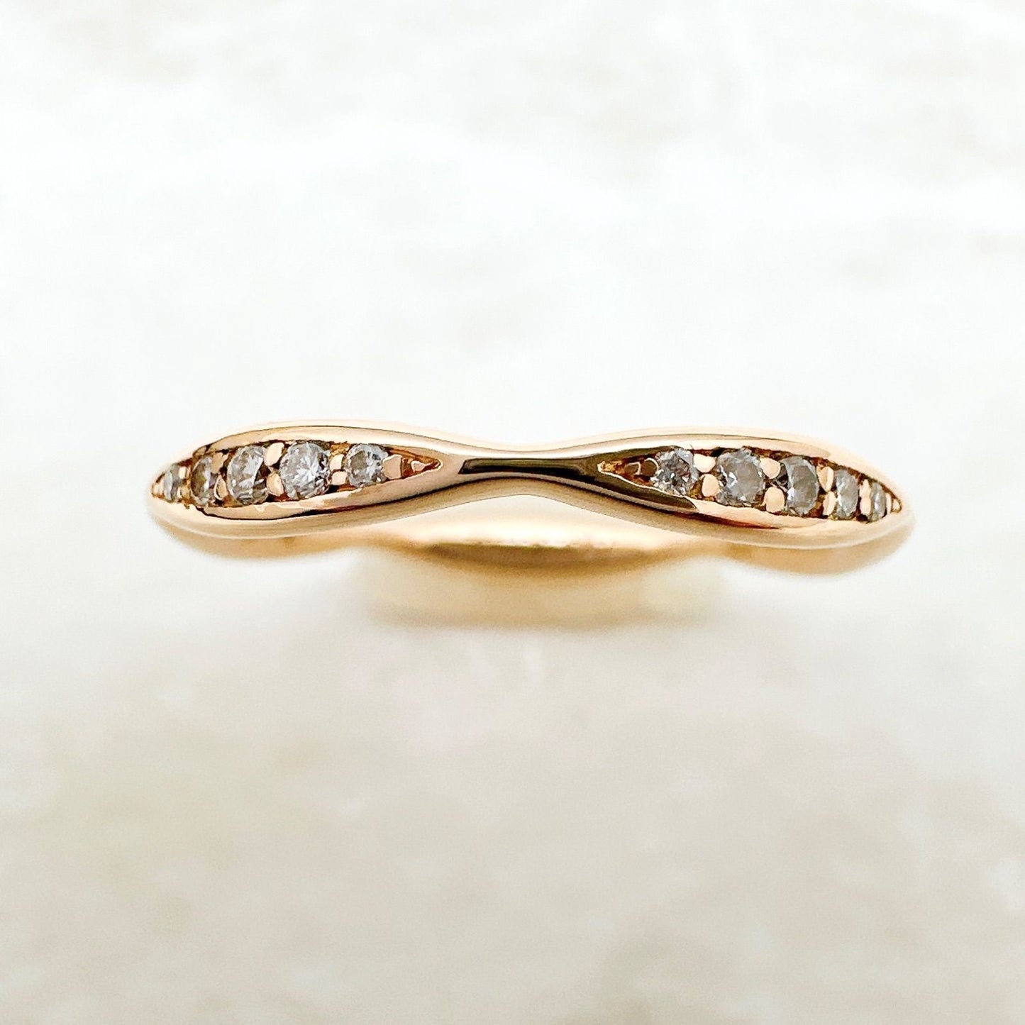 Chanel Camellia Diamond Platinum Ring — view 3
