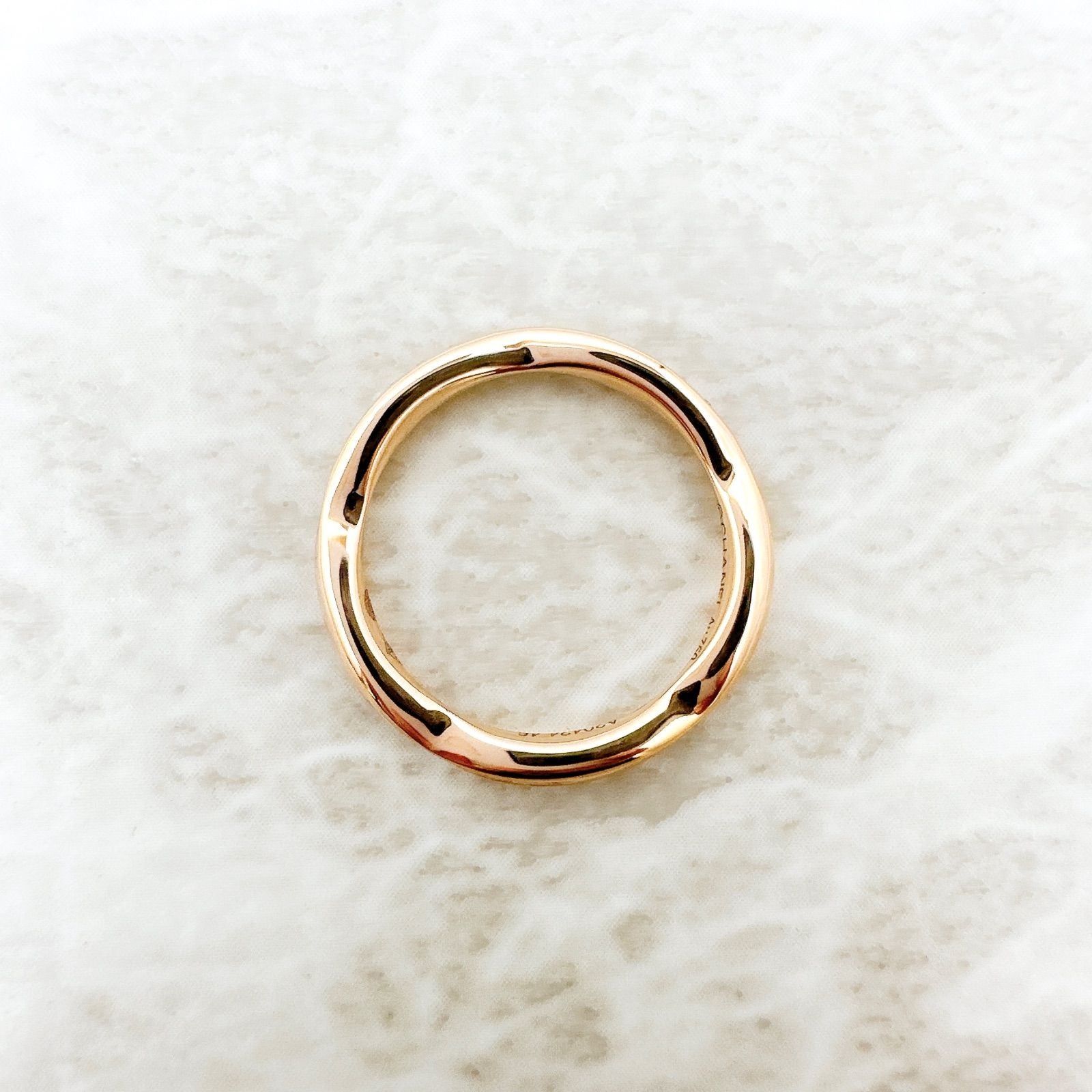 Chanel Camellia Diamond Platinum Ring — view 4