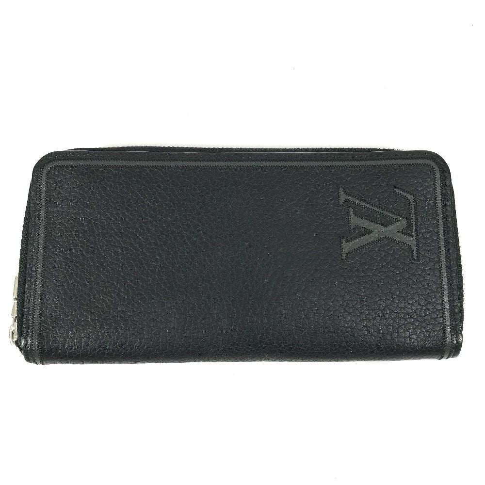 Louis Vuitton Wallet Vertical Zippy Taurillon Leather Noir Black