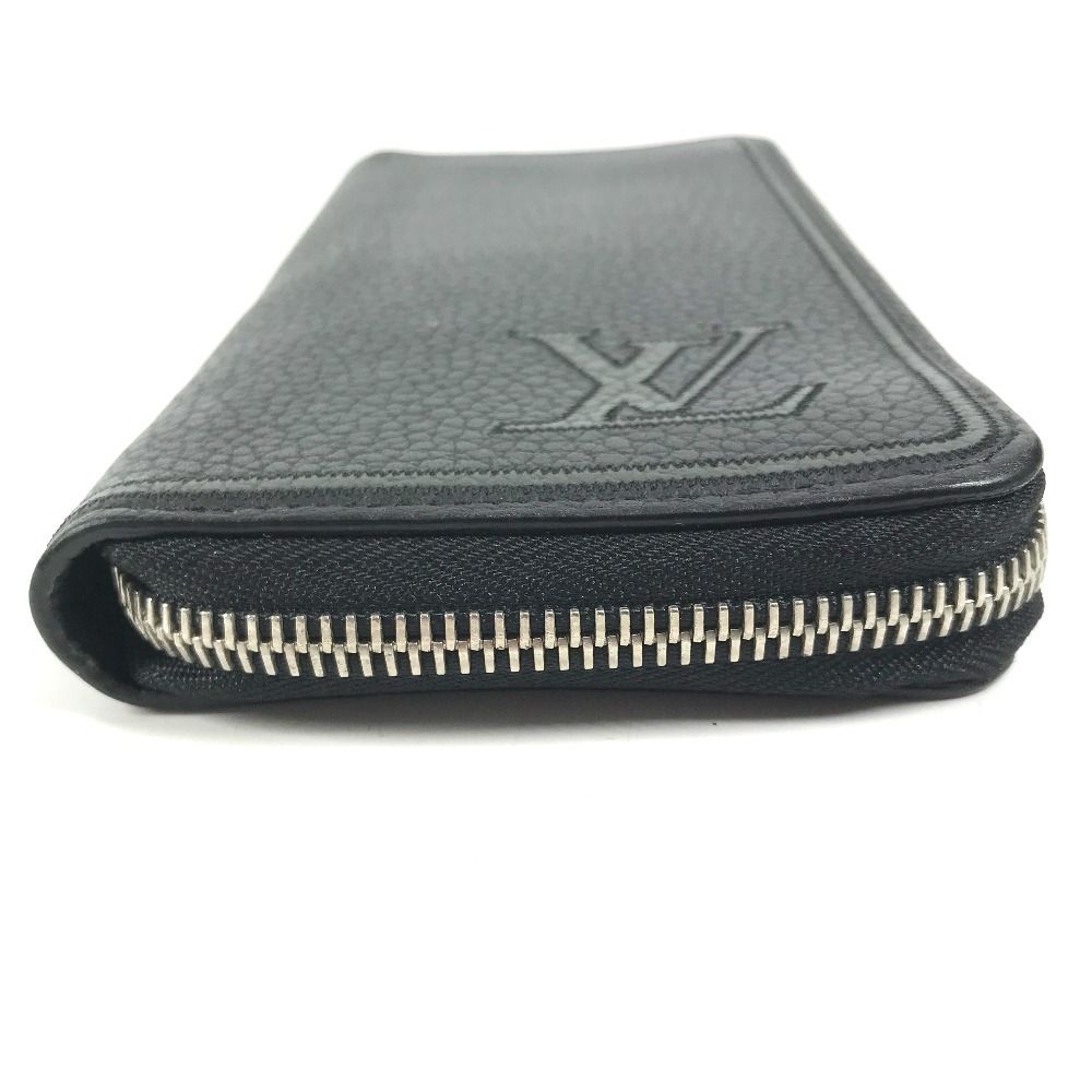 Louis Vuitton Wallet Vertical Zippy Taurillon Leather Noir Black — view 4